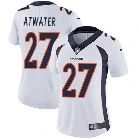 Nike Broncos #27 Steve Atwater White Womens Stitched NFL Vapor Untouchable Limited Jersey Nike Broncos #27 Steve Atwater White Womens Stitched NFL Vapor Untouchable Limited Jersey