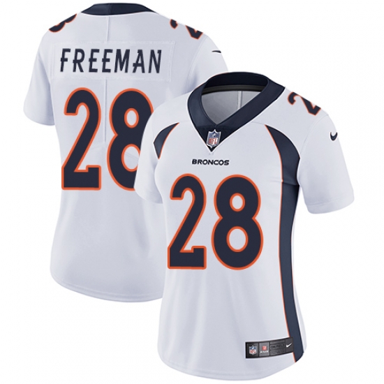 Nike Broncos #28 Royce Freeman White Women Stitched NFL Vapor Untouchable Limited Jersey Nike Broncos #28 Royce Freeman White Women Stitched NFL Vapor Untouchable Limited Jersey