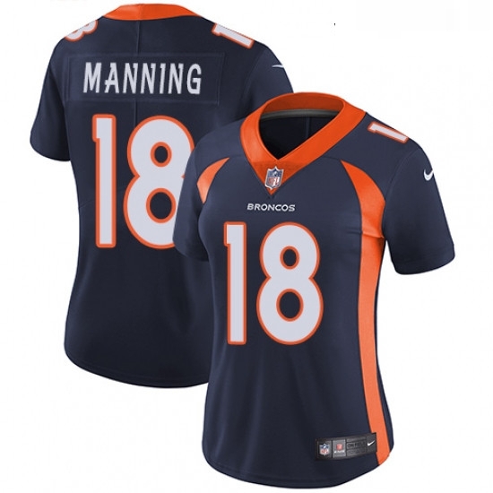 Womens Nike Denver Broncos 18 Peyton Manning Elite Navy Blue Alternate NFL Jersey Womens Nike Denver Broncos 18 Peyton Manning Elite Navy Blue Alternate NFL Jersey