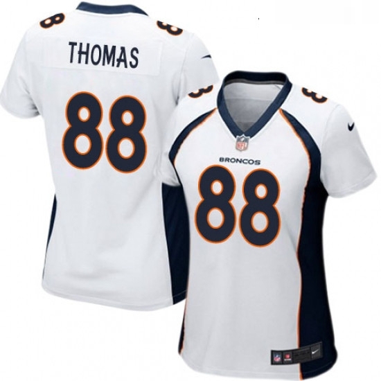 Womens Nike Denver Broncos 88 Demaryius Thomas Game White NFL Jersey Womens Nike Denver Broncos 88 Demaryius Thomas Game White NFL Jersey