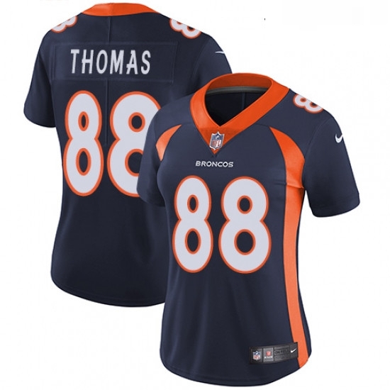 Womens Nike Denver Broncos 88 Demaryius Thomas Navy Blue Alternate Vapor Untouchable Limited Player NFL Jersey Womens Nike Denver Broncos 88 Demaryius Thomas Navy Blue Alternate Vapor Untouchable Limited Player NFL Jersey