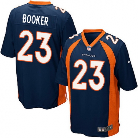 Nike Broncos #23 Devontae Booker Blue Alternate Youth Stitched NFL New Elite Jersey Nike Broncos #23 Devontae Booker Blue Alternate Youth Stitched NFL New Elite Jersey
