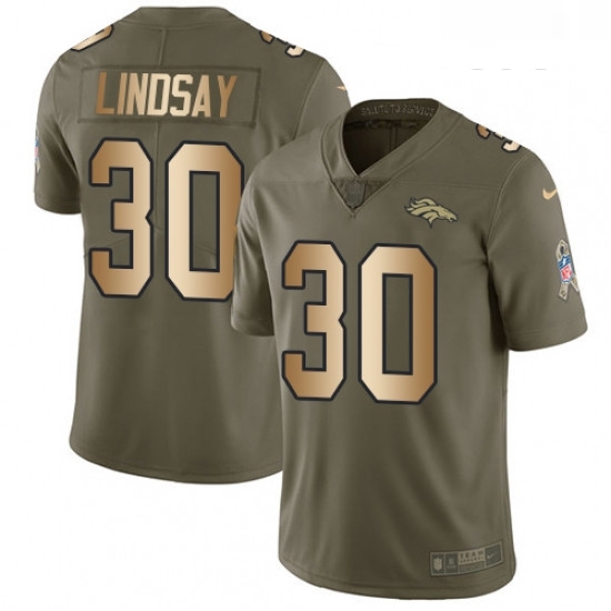 Youth Nike Denver Broncos 30 Phillip Lindsay Limited Olive Gold 2017 Salute to Service NFL Jersey Youth Nike Denver Broncos 30 Phillip Lindsay Limited Olive Gold 2017 Salute to Service NFL Jersey