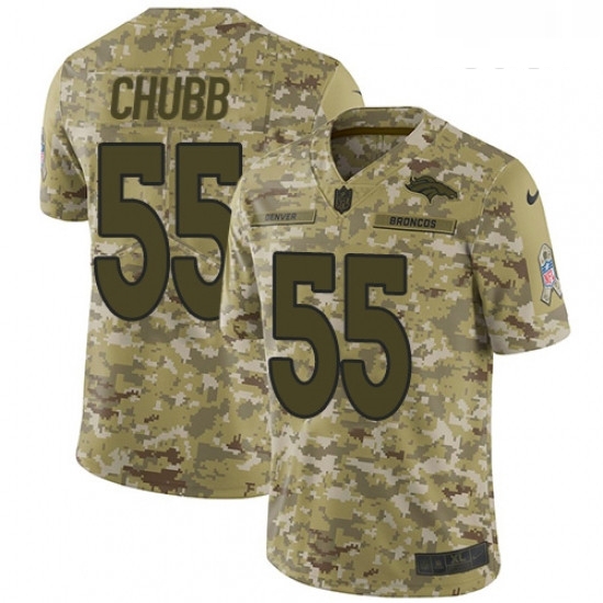 Youth Nike Denver Broncos 55 Bradley Chubb Limited Camo 2018 Salute to Service NFL Jersey Youth Nike Denver Broncos 55 Bradley Chubb Limited Camo 2018 Salute to Service NFL Jersey