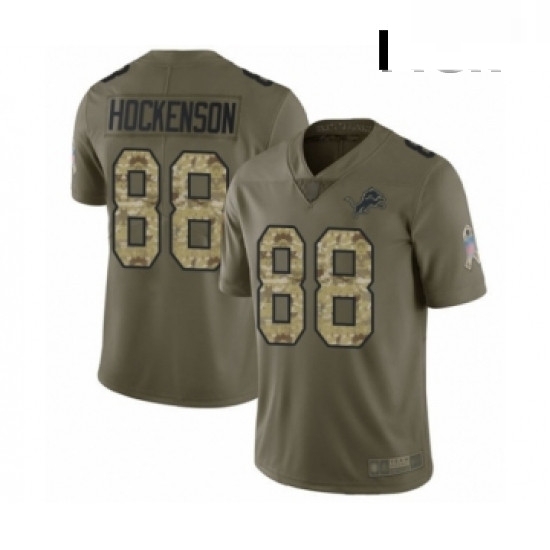 Men Detroit Lions 88 TJ Hockenson Limited Olive Camo Salute to Service Football Jersey Men Detroit Lions 88 TJ Hockenson Limited Olive Camo Salute to Service Football Jersey