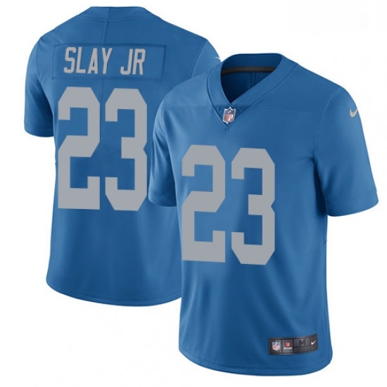 Men Nike Detroit Lions 23 Darius Slay Jr Blue Alternate Vapor Untouchable Limited Player NFL Jersey Men Nike Detroit Lions 23 Darius Slay Jr Blue Alternate Vapor Untouchable Limited Player NFL Jersey