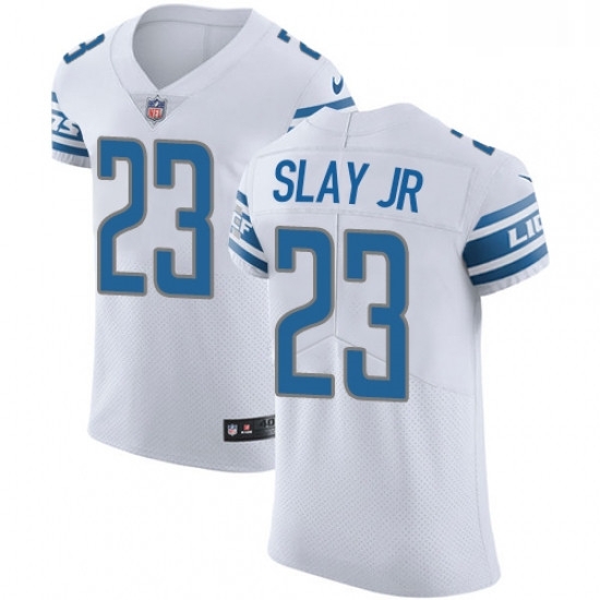 Men Nike Detroit Lions 23 Darius Slay Jr White Vapor Untouchable Elite Player NFL Jersey Men Nike Detroit Lions 23 Darius Slay Jr White Vapor Untouchable Elite Player NFL Jersey