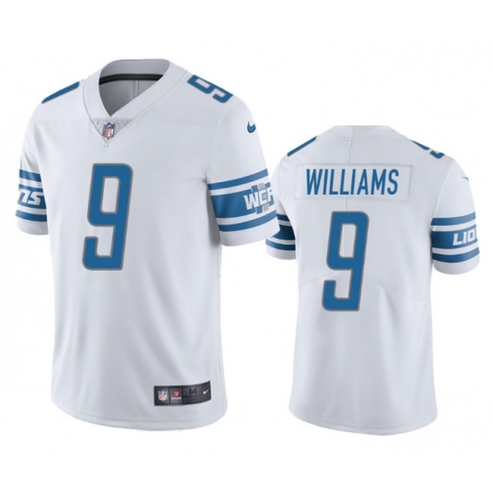 Men's Detroit Lions #9 Jameson Williams White Vapor Untouchable Limited Stitched Jersey Men's Detroit Lions #9 Jameson Williams White Vapor Untouchable Limited Stitched Jersey