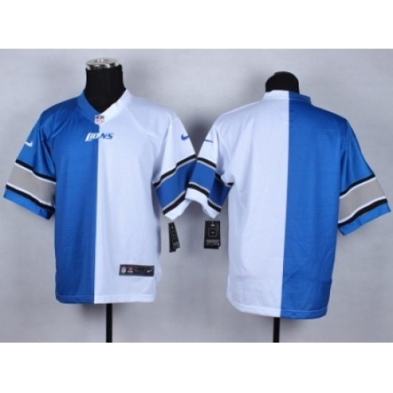 Nike Detroit Lions Blank blue-white Elite Split NFL Jersey Nike Detroit Lions Blank blue-white Elite Split NFL Jersey