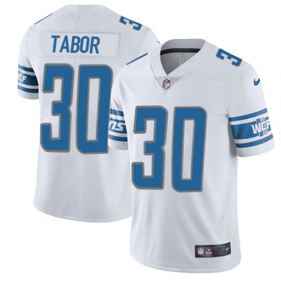 Nike Lions #30 Teez Tabor White Mens Stitched NFL Vapor Untouchable Limited Jersey Nike Lions #30 Teez Tabor White Mens Stitched NFL Vapor Untouchable Limited Jersey
