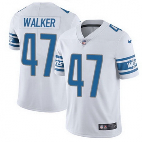 Nike Lions #47 Tracy Walker White Mens Stitched NFL Vapor Untouchable Limited Jersey Nike Lions #47 Tracy Walker White Mens Stitched NFL Vapor Untouchable Limited Jersey