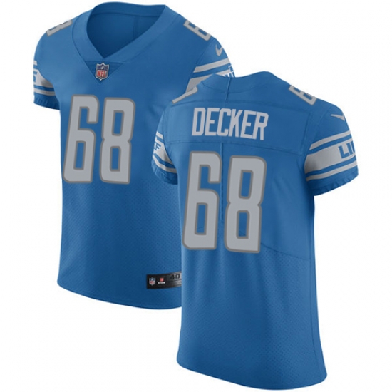 Nike Lions #68 Taylor Decker Blue Team Color Mens Stitched NFL Vapor Untouchable Elite Jersey 341 Nike Lions #68 Taylor Decker Blue Team Color Mens Stitched NFL Vapor Untouchable Elite Jersey 341