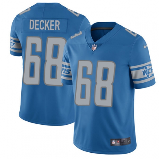 Nike Lions #68 Taylor Decker Blue Team Color Mens Stitched NFL Vapor Untouchable Limited Jersey Nike Lions #68 Taylor Decker Blue Team Color Mens Stitched NFL Vapor Untouchable Limited Jersey