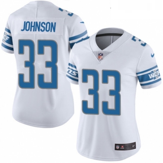 Womens Nike Detroit Lions 33 Kerryon Johnson White Vapor Untouchable Elite Player NFL Jersey Womens Nike Detroit Lions 33 Kerryon Johnson White Vapor Untouchable Elite Player NFL Jersey