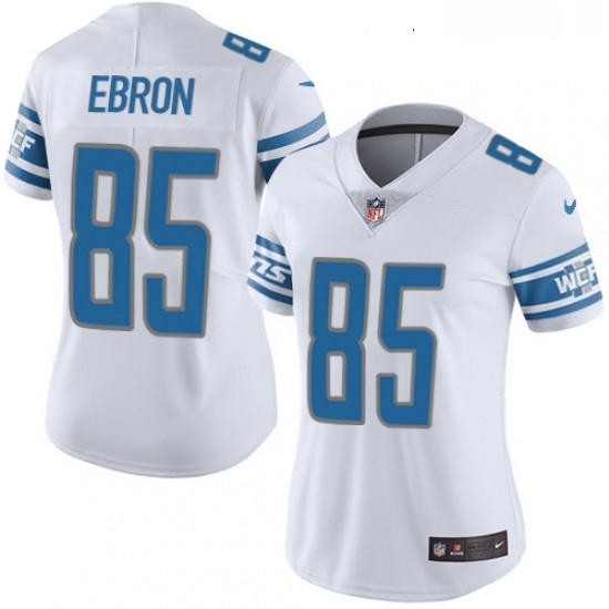Womens Nike Detroit Lions 85 Eric Ebron Limited White Vapor Untouchable NFL Jersey Womens Nike Detroit Lions 85 Eric Ebron Limited White Vapor Untouchable NFL Jersey