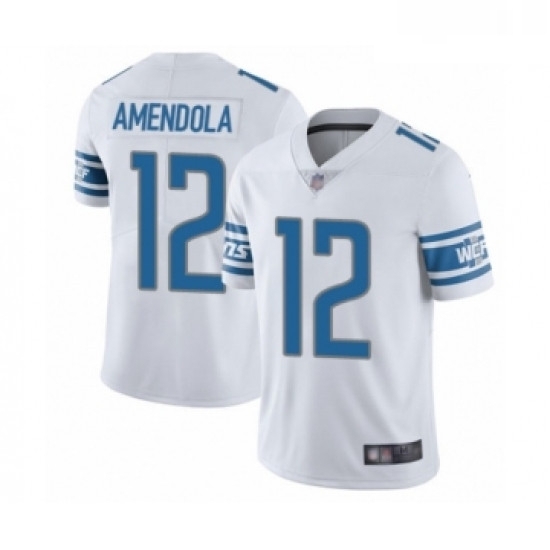 Youth Detroit Lions 12 Danny Amendola White Vapor Untouchable Limited Player Football Jersey Youth Detroit Lions 12 Danny Amendola White Vapor Untouchable Limited Player Football Jersey