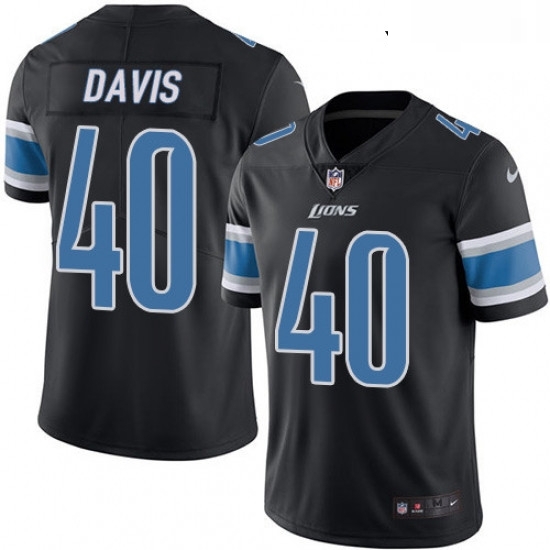 Youth Nike Detroit Lions 40 Jarrad Davis Limited Black Rush Vapor Untouchable NFL Jersey Youth Nike Detroit Lions 40 Jarrad Davis Limited Black Rush Vapor Untouchable NFL Jersey