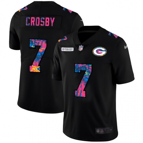 Green Bay Green Bay Green Bay Green Bay Packers 7 Mason Crosby Men Nike Multi Color Black 2020 NFL Crucial Catch Vapor Untouchable Limited Jersey Green Bay Green Bay Green Bay Green Bay Packers 7 Mason Crosby Men Nike Multi Color Black 2020 NFL Crucial Catch Vapor Untouchable Limited Jersey