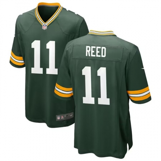Men Green Bay Packers 11 Jayden Reed Green Stitched Game Jerseys Men Green Bay Packers 11 Jayden Reed Green Stitched Game Jerseys