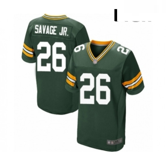 Men Green Bay Packers 26 Darnell Savage Jr Elite Green Team Color Football Jersey Men Green Bay Packers 26 Darnell Savage Jr Elite Green Team Color Football Jersey
