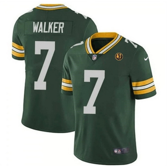 Men Green Bay Packers 7 Quay Walker Green Vapor Limited Throwback Stitched Football Jersey Men Green Bay Packers 7 Quay Walker Green Vapor Limited Throwback Stitched Football Jersey