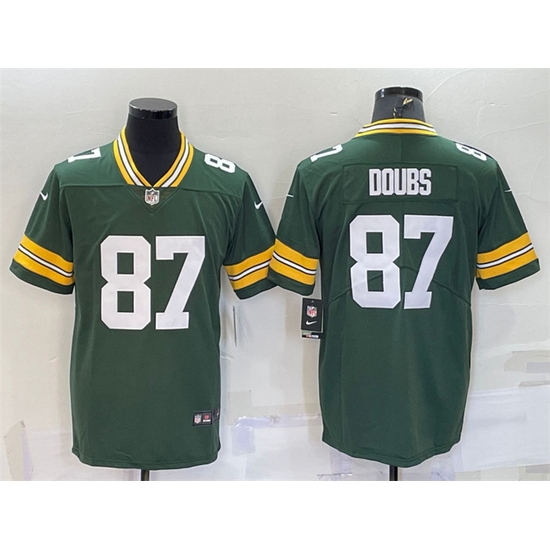 Men Green Bay Packers 87 Romeo Doubs Green Vapor Untouchable Limited Stitched Jersey Men Green Bay Packers 87 Romeo Doubs Green Vapor Untouchable Limited Stitched Jersey