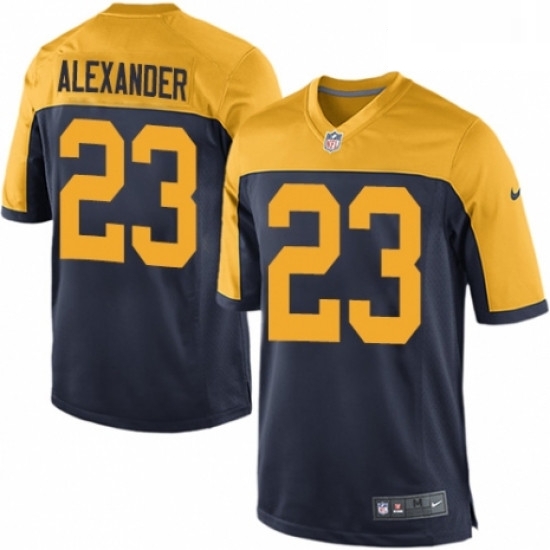 Men Nike Green Bay Packers 23 Jaire Alexander Game Navy Blue Alternate NFL Jersey Men Nike Green Bay Packers 23 Jaire Alexander Game Navy Blue Alternate NFL Jersey