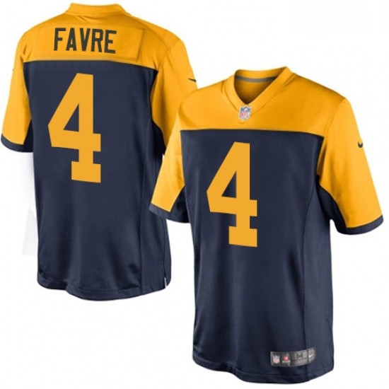 Men Nike Green Bay Packers 4 Brett Favre Limited Navy Blue Alternate NFL Jersey Men Nike Green Bay Packers 4 Brett Favre Limited Navy Blue Alternate NFL Jersey