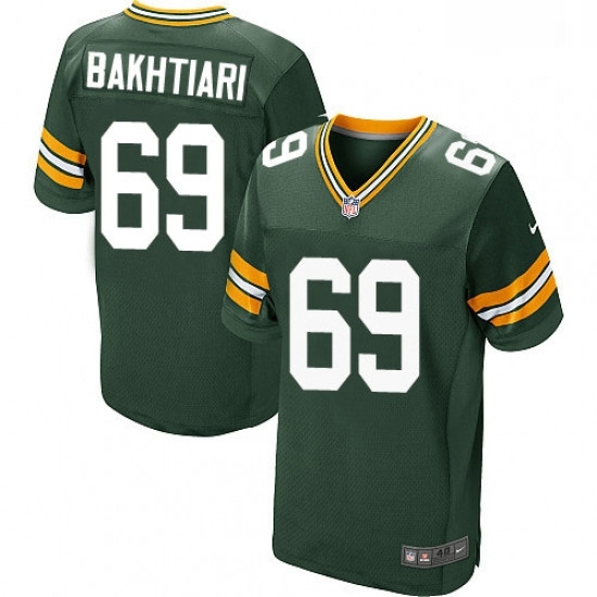Men Nike Green Bay Packers 69 David Bakhtiari Elite Green Team Color NFL Jersey Men Nike Green Bay Packers 69 David Bakhtiari Elite Green Team Color NFL Jersey