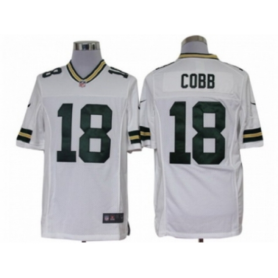 Nike Green Bay Packers 18 Randall Cobb White Limited NFL Jersey