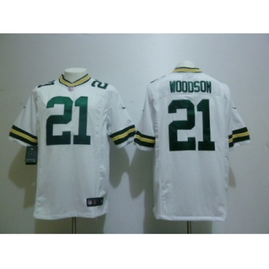 Nike Green Bay Packers 21 Charles Woodson Game White NFL Jersey Nike Green Bay Packers 21 Charles Woodson Game White NFL Jersey