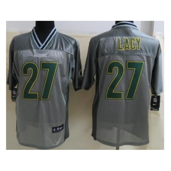 Nike Green Bay Packers 27 Eddie Lacy Grey Elite Vapor NFL Jersey Nike Green Bay Packers 27 Eddie Lacy Grey Elite Vapor NFL Jersey