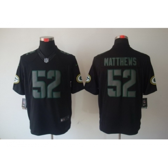 Nike Green Bay Packers 52 Clay Matthews Black Limited Impact NFL Jersey Nike Green Bay Packers 52 Clay Matthews Black Limited Impact NFL Jersey
