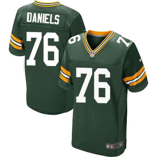 Nike Green Bay Packers #76 Mike Daniels Green Team Color Men 27s Stitched NFL Elite Jersey Nike Green Bay Packers #76 Mike Daniels Green Team Color Men 27s Stitched NFL Elite Jersey