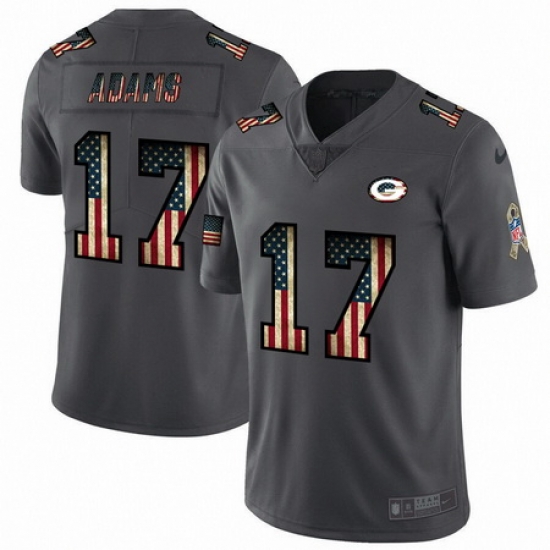 Nike Packers 17 Davante Adams 2019 Salute To Service USA Flag Fashion Limited Jersey Nike Packers 17 Davante Adams 2019 Salute To Service USA Flag Fashion Limited Jersey