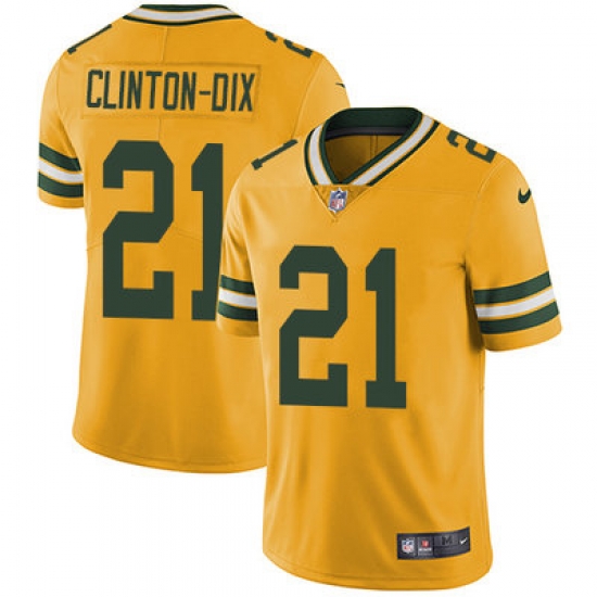 Nike Packers #21 Ha Ha Clinton Dix Yellow Mens Stitched NFL Limited Rush Jersey Nike Packers #21 Ha Ha Clinton Dix Yellow Mens Stitched NFL Limited Rush Jersey