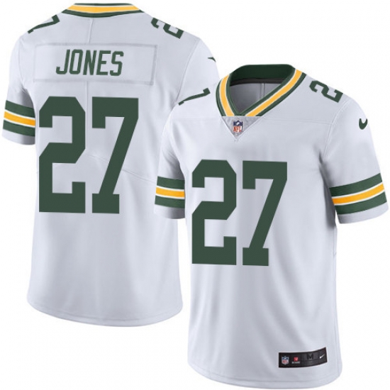 Nike Packers #27 Josh Jones White Mens Stitched NFL Vapor Untouchable Limited Jersey Nike Packers #27 Josh Jones White Mens Stitched NFL Vapor Untouchable Limited Jersey
