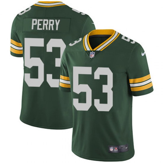 Nike Packers #53 Nick Perry Green Team Color Mens Stitched NFL Vapor Untouchable Limited Jersey Nike Packers #53 Nick Perry Green Team Color Mens Stitched NFL Vapor Untouchable Limited Jersey