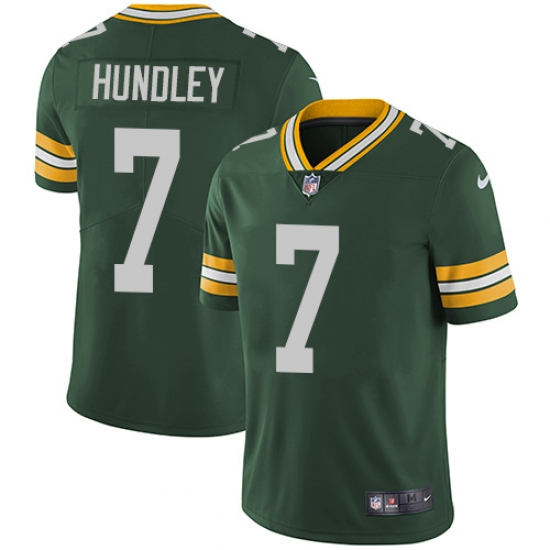 Nike Packers #7 Brett Hundley Green Team Color Mens Vapor Untouchable Limited Player NFL Jersey Nike Packers #7 Brett Hundley Green Team Color Mens Vapor Untouchable Limited Player NFL Jersey