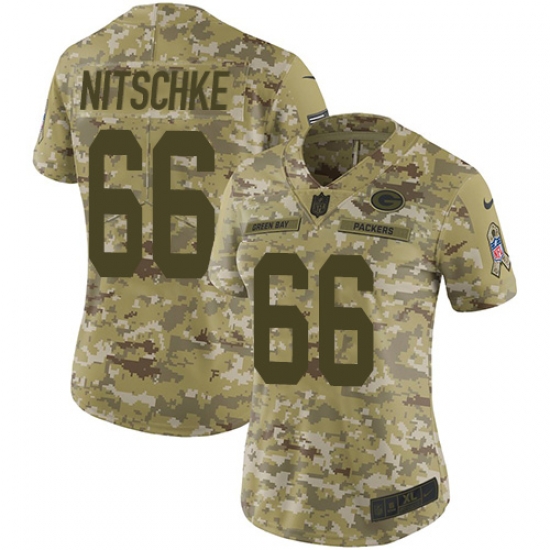 Nike Packers #66 Ray Nitschke Camo Women Stitched NFL Limited 2018 Salute to Service Jersey Nike Packers #66 Ray Nitschke Camo Women Stitched NFL Limited 2018 Salute to Service Jersey