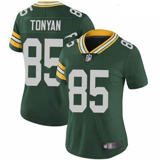 Women Green Bay Packers Robert Tonyan Green Vapor Limited Jersey Women Green Bay Packers Robert Tonyan Green Vapor Limited Jersey