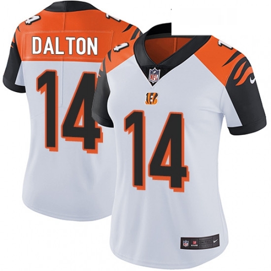 Womens Nike Cincinnati Bengals 14 Andy Dalton Elite White NFL Jersey Womens Nike Cincinnati Bengals 14 Andy Dalton Elite White NFL Jersey