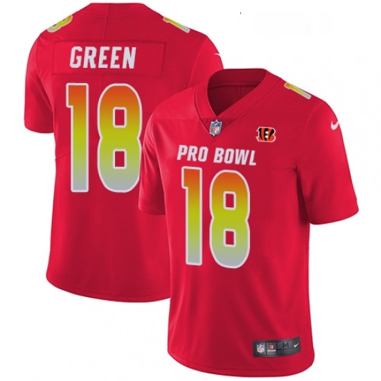 Womens Nike Cincinnati Bengals 18 AJ Green Limited Red 2018 Pro Bowl NFL Jersey Womens Nike Cincinnati Bengals 18 AJ Green Limited Red 2018 Pro Bowl NFL Jersey