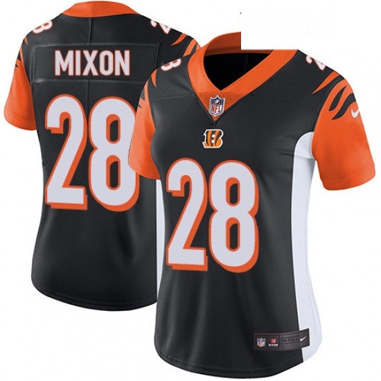 Womens Nike Cincinnati Bengals 28 Joe Mixon Vapor Untouchable Limited Black Team Color NFL Jersey Womens Nike Cincinnati Bengals 28 Joe Mixon Vapor Untouchable Limited Black Team Color NFL Jersey