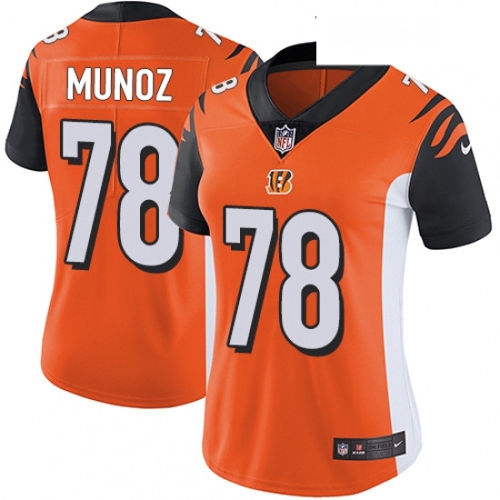 Womens Nike Cincinnati Bengals 78 Anthony Munoz Elite Orange Alternate NFL Jersey Womens Nike Cincinnati Bengals 78 Anthony Munoz Elite Orange Alternate NFL Jersey