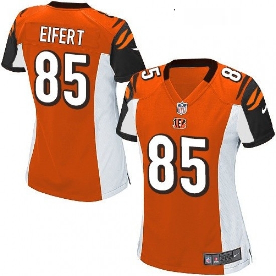 Womens Nike Cincinnati Bengals 85 Tyler Eifert Game Orange Alternate NFL Jersey Womens Nike Cincinnati Bengals 85 Tyler Eifert Game Orange Alternate NFL Jersey