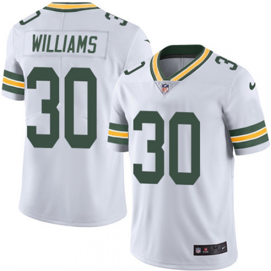 Nike Packers #30 Jamaal Williams White Youth Stitched NFL Vapor Untouchable Limited Jersey Nike Packers #30 Jamaal Williams White Youth Stitched NFL Vapor Untouchable Limited Jersey