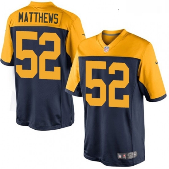 Youth Nike Green Bay Packers 52 Clay Matthews Elite Navy Blue Alternate NFL Jersey Youth Nike Green Bay Packers 52 Clay Matthews Elite Navy Blue Alternate NFL Jersey