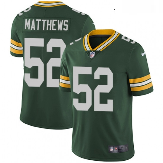 Youth Nike Green Bay Packers 52 Clay Matthews Green Team Color Vapor Untouchable Limited Player NFL Jersey Youth Nike Green Bay Packers 52 Clay Matthews Green Team Color Vapor Untouchable Limited Player NFL Jersey