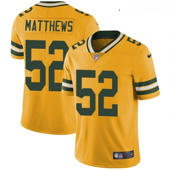 Youth Nike Green Bay Packers 52 Clay Matthews Limited Gold Rush Vapor Untouchable NFL Jersey Youth Nike Green Bay Packers 52 Clay Matthews Limited Gold Rush Vapor Untouchable NFL Jersey